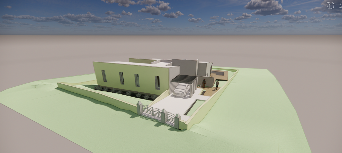 Modelaje y rendering 3D — Construir casa en Menorca