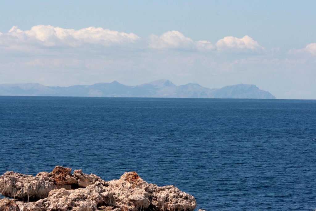 Mallorca seen from Menorca