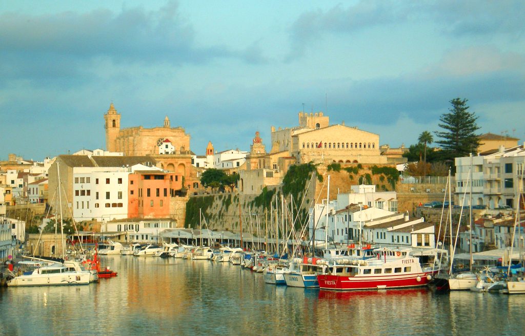 Ciutadella old capital of the island