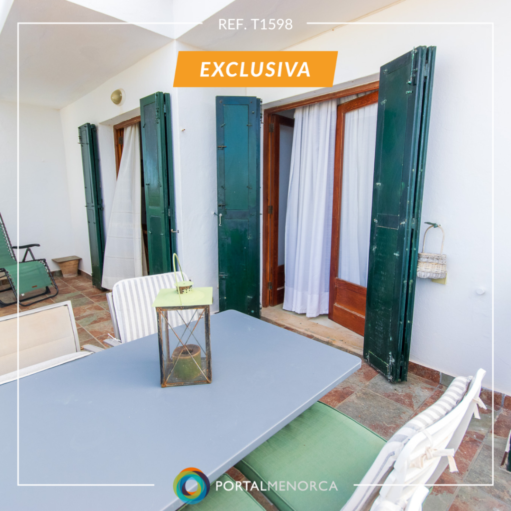 appartement avec terrasse et patio dans l'urbanisation de Punta Grossa, à côté d'Arenal d'en Castell