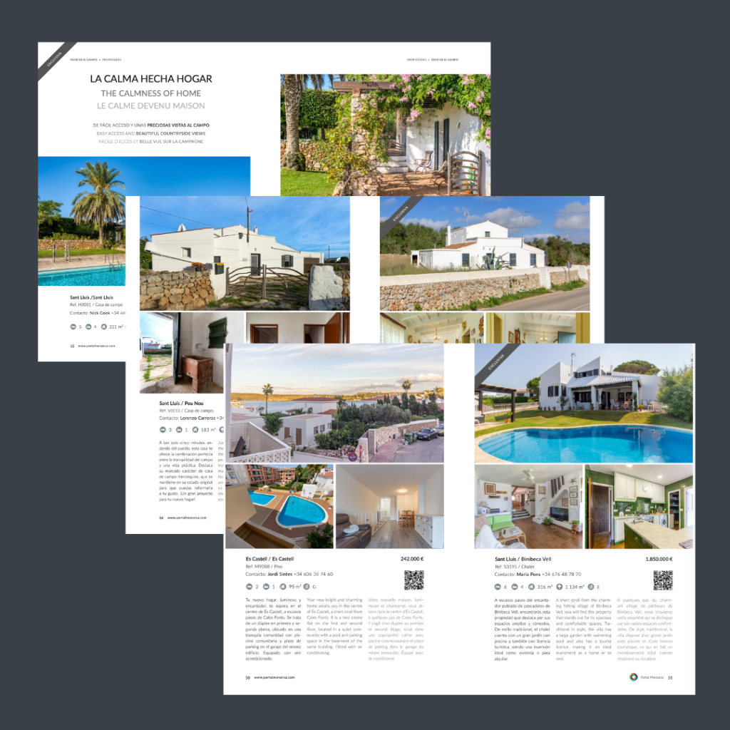 propriétés a vendre à Minorque - magazine immobilier 2024