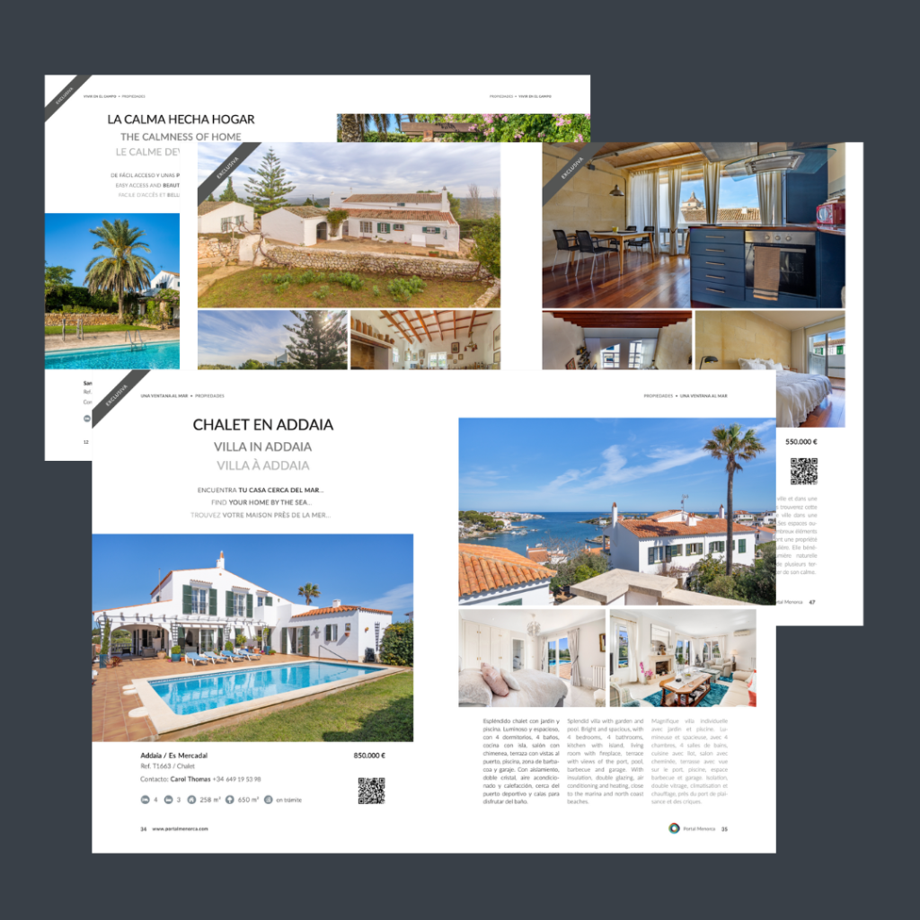 propriétés exclusives magazine portal menorca 2024-2