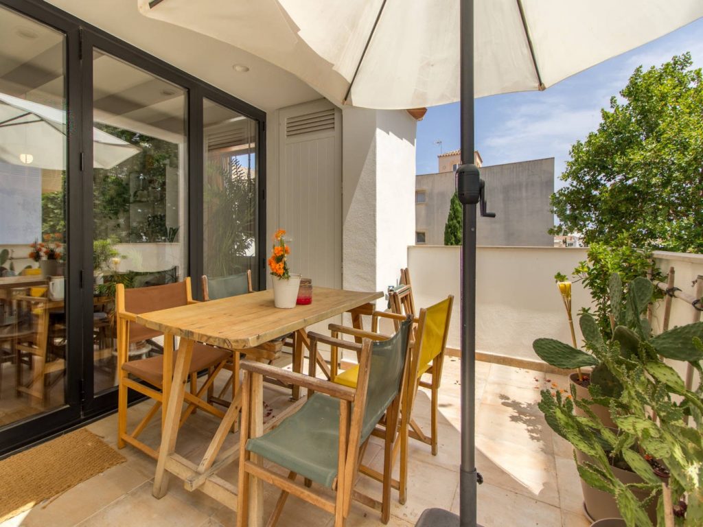 Terraza de la propiedad S2989 a la venta en Mahón