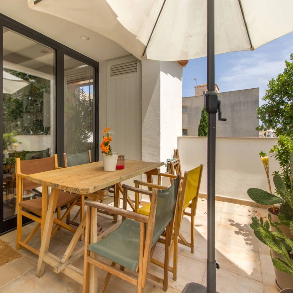 Terraza de la propiedad S2989 a la venta en Mahón