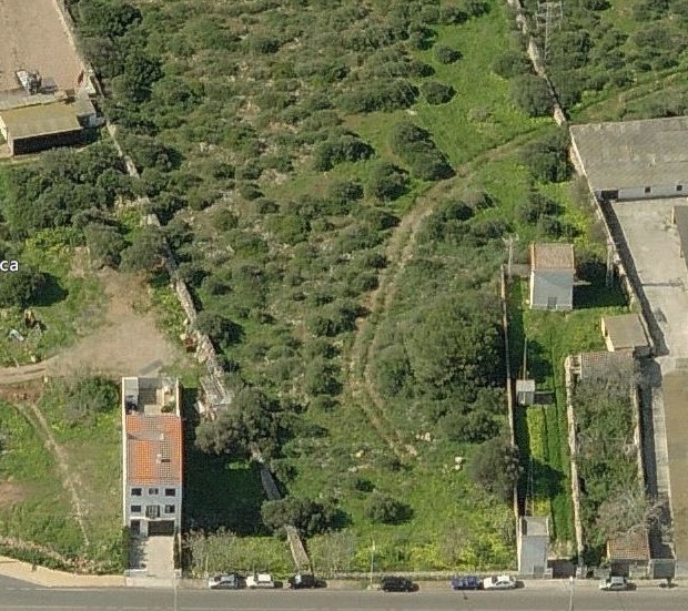 Parcela edificable para la construcción de un bloque de viviendas en Maó.