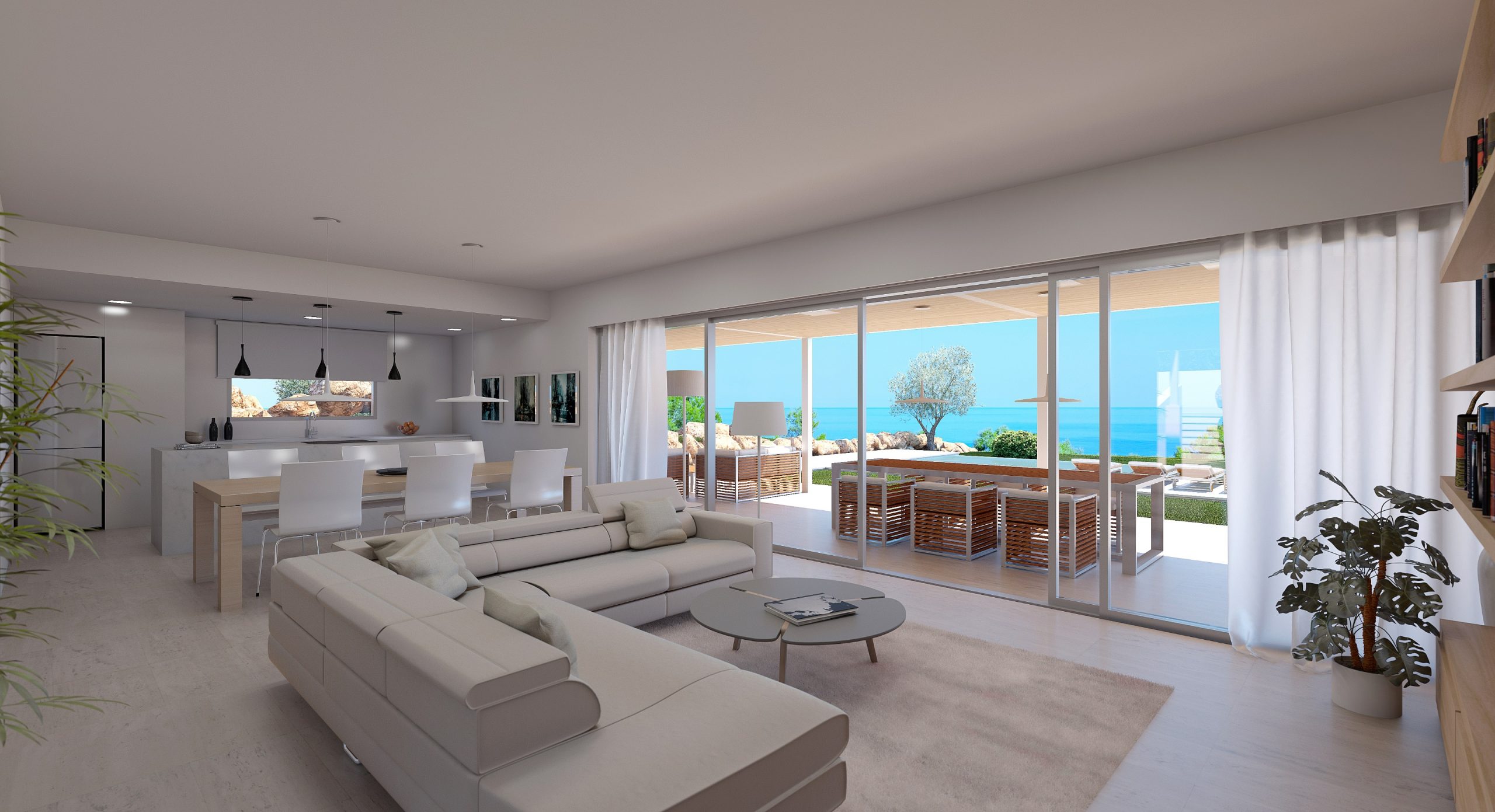 Villa con vistas al mar en Santo Tomas