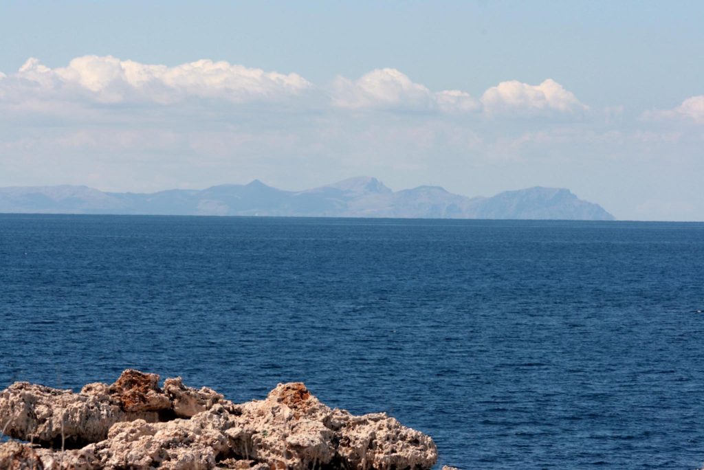 Mallorca vista desde Menorca